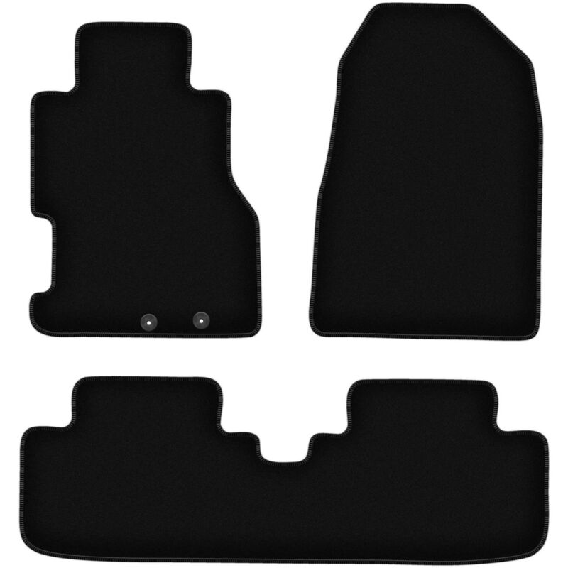 foto del prodotto tappetini in velluto nero basic per honda civic vii 3 porte hatchback, coup 2001 2005 