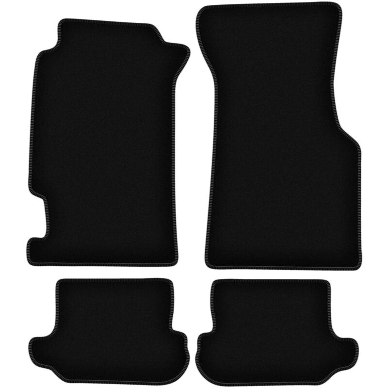 foto del prodotto tappetini in velluto nero basic per honda crx delsol coup , cabrio 1992 1997 