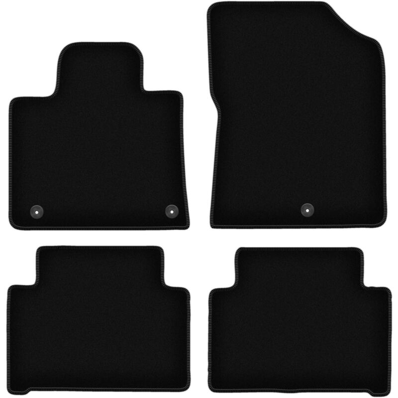 foto del prodotto tappetini in velluto nero basic per kia sorento iv suv 2020 