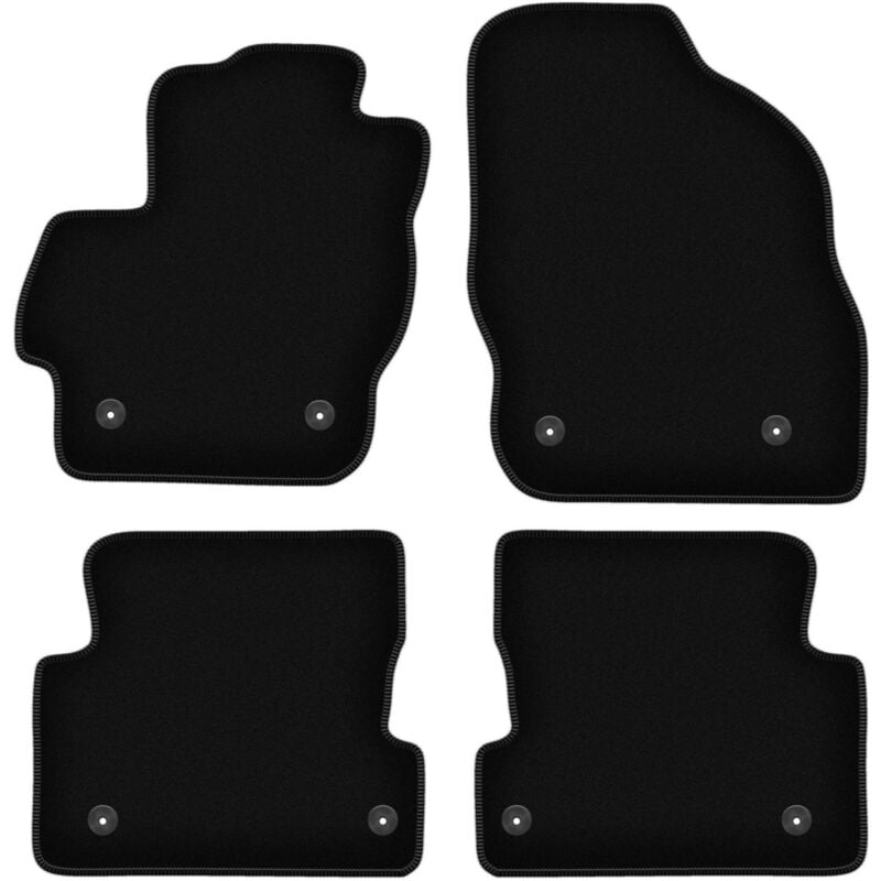 immagine 0 del prodotto tappetini in velluto nero basic per mazda 3 ii bl hatchback, berlina 2008 2013 