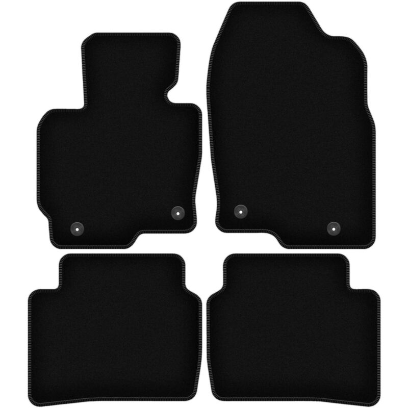 foto del prodotto tappetini in velluto nero basic per mazda cx 5 i suv 2012 2017 