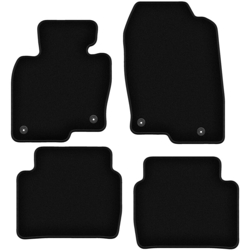 foto del prodotto tappetini in velluto nero basic per mazda cx 5 ii suv 2017 