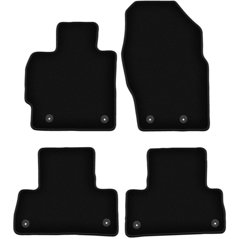 foto del prodotto tappetini in velluto nero basic per mazda cx 7 suv 2009 2012 