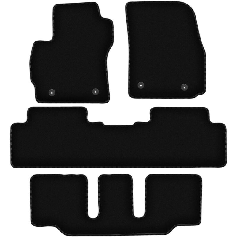 foto del prodotto tappetini in velluto nero basic per mazda premacy ii 7 posti 2005 2010 