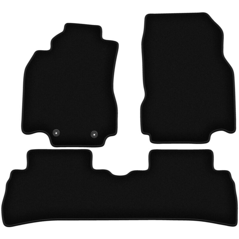 foto del prodotto tappetini in velluto nero basic per nissan cube z12 keicar 2008 2011 