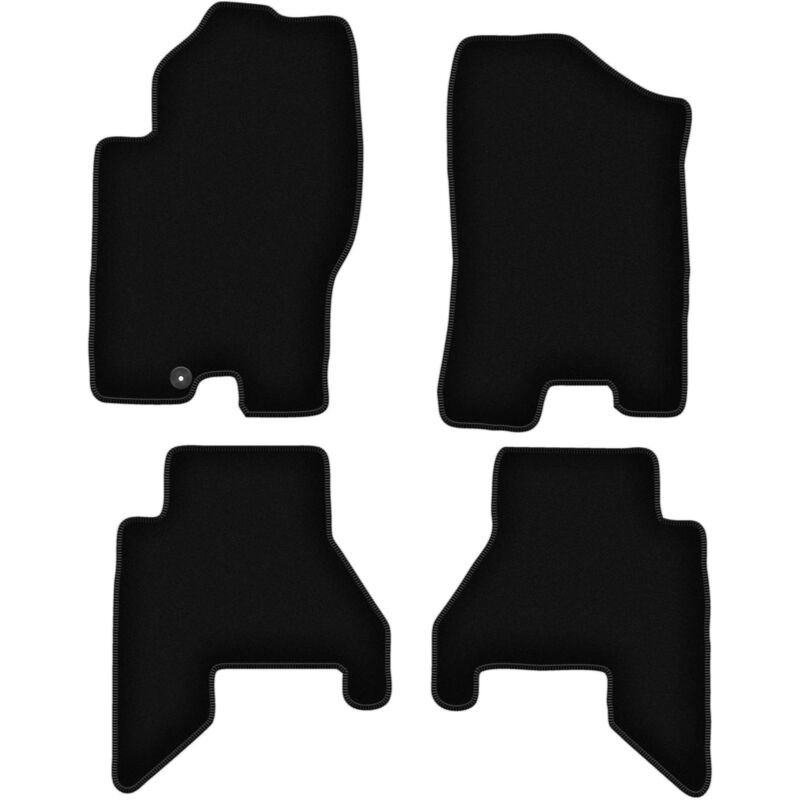 foto del prodotto tappetini in velluto nero basic per nissan pathfinder 5 posti prima del restyling 2005 2010 