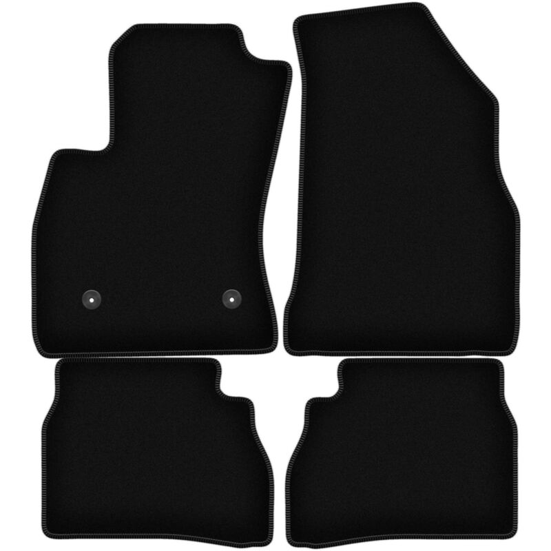 foto del prodotto tappetini in velluto nero basic per opel combo d 0 2011 2018 