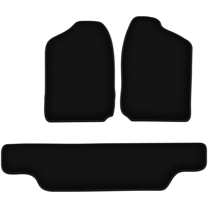 foto del prodotto tappetini in velluto nero basic per opel frontera a 3 porte 1991 1998 