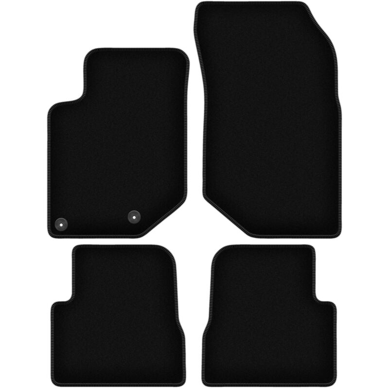 foto del prodotto tappetini in velluto nero basic per peugeot 208 ii hatchback 2019 