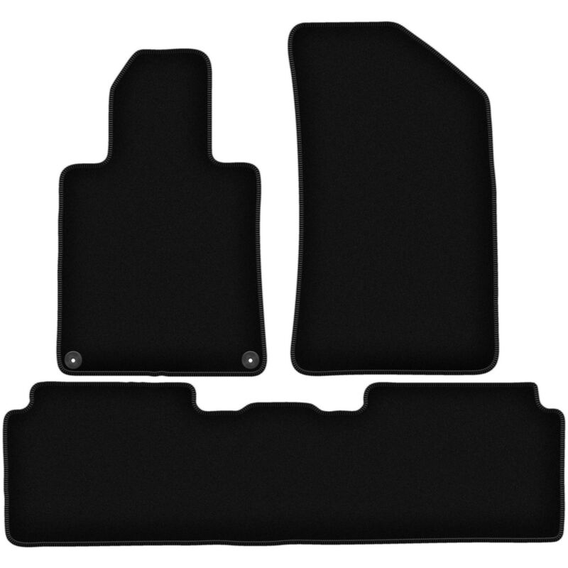 foto del prodotto tappetini in velluto nero basic per peugeot 508 i berlina, station wagon, sw, rxh 2010 2018 
