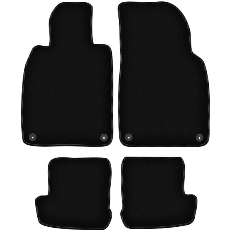 foto del prodotto tappetini in velluto nero basic per porsche 911 tipo 991 coup , targa, cabrio 2010 2019 