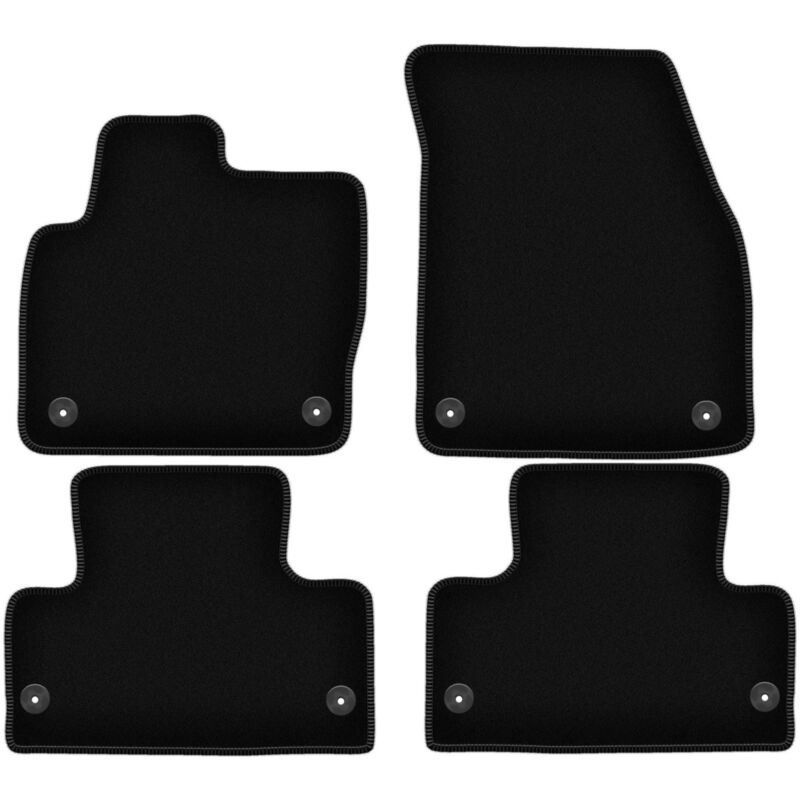 foto del prodotto tappetini in velluto nero basic per range rover evoque suv 2011 2018 