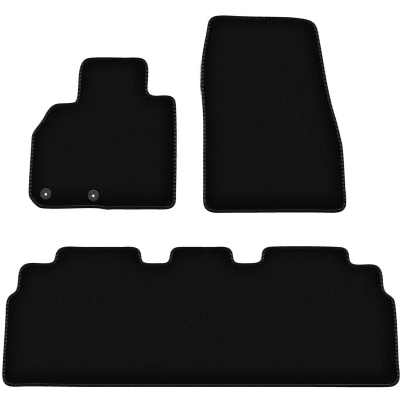 foto del prodotto tappetini in velluto nero basic per renault espace iniziale 2015 
