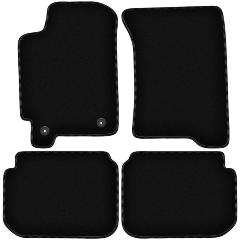 foto del prodotto tappetini in velluto nero basic per subaru impreza gc con prese d aria hatchback, berlina, station wagon 1992 2001 
