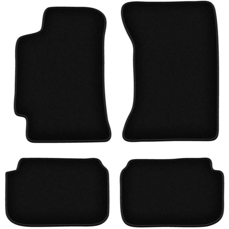 foto del prodotto tappetini in velluto nero basic per subaru impreza gc senza prese d aria posteriori station wagon, berlina 1993 2001 