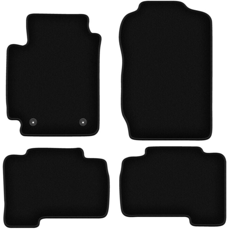 foto del prodotto tappetini in velluto nero basic per suzuki grand vitara ii 5 porte 2005 2014 