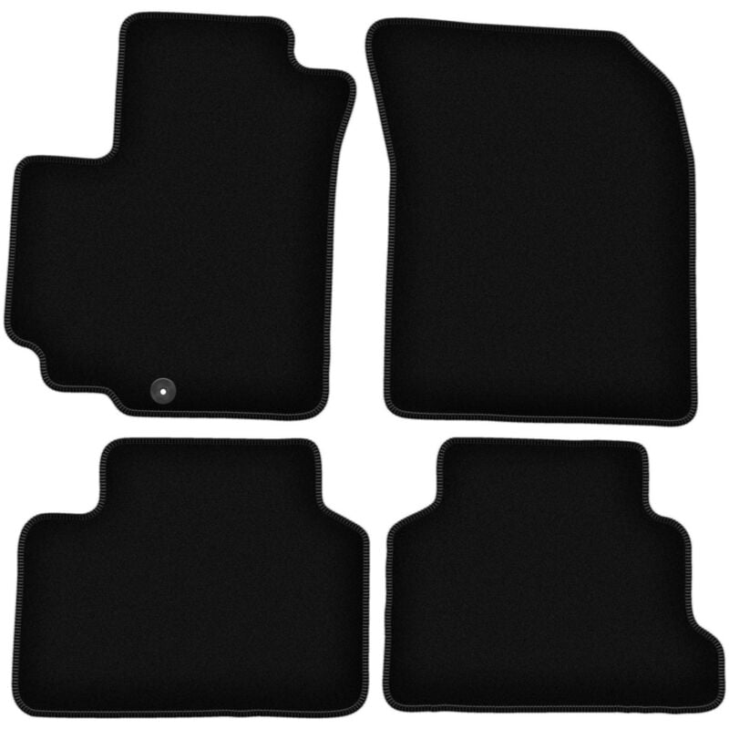 foto del prodotto tappetini in velluto nero basic per suzuki swift v 5d hatchback 2010 2016 