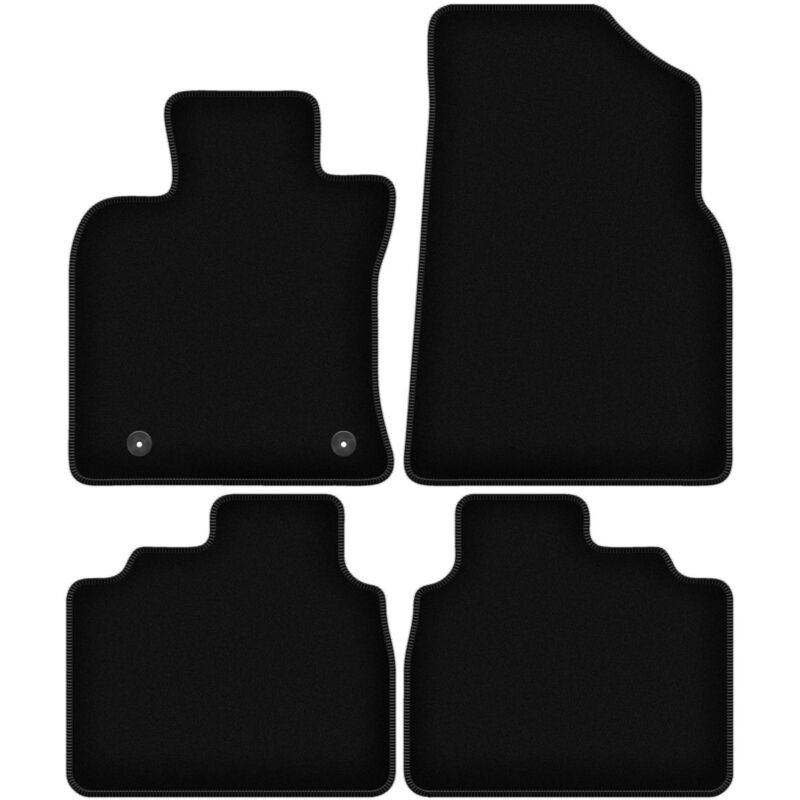 foto del prodotto tappetini in velluto nero basic per toyota camry ix berlina 2017 