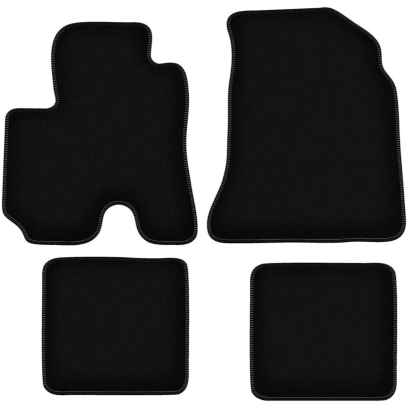 foto del prodotto tappetini in velluto nero basic per toyota rav4 ii fl 3 porte 2003 2005 