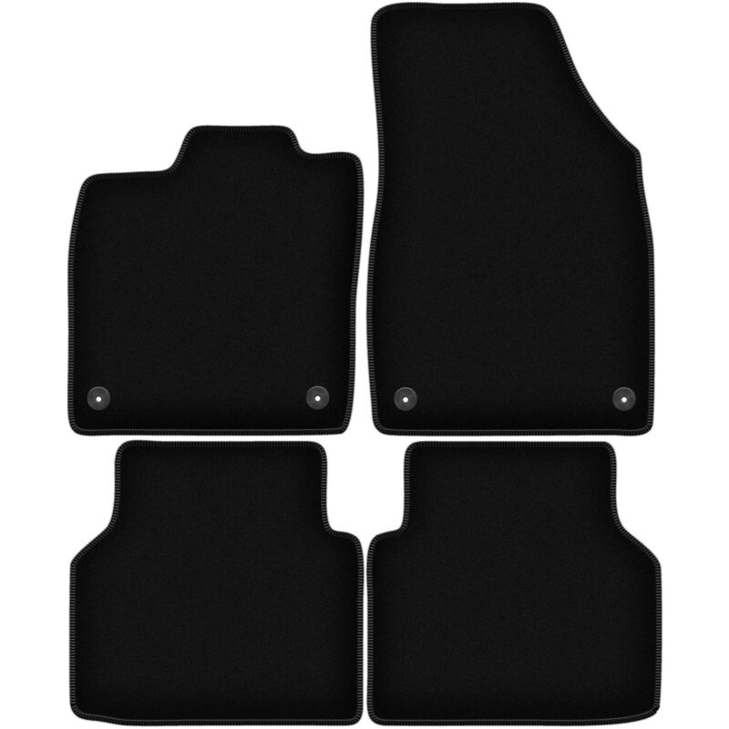 foto del prodotto tappetini in velluto nero basic per volkswagen id.4 crossover 2020 