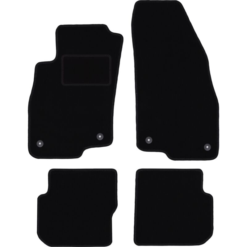 foto del prodotto tappetini in velluto nero per alfa romeo mito hatchback 2008 2019 
