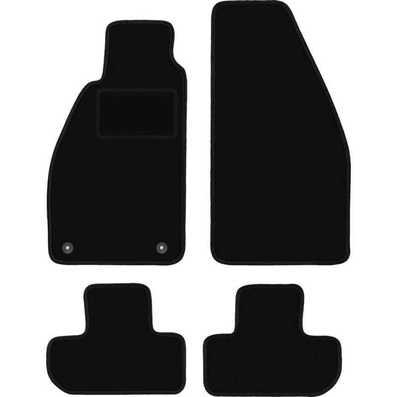 foto del prodotto tappetini in velluto nero per alfa romeo spider coup , cabrio 1995 2005 