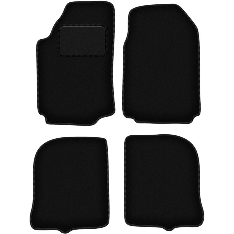 foto del prodotto tappetini in velluto nero per audi 100 c3 berlina, avant 1983 1991 