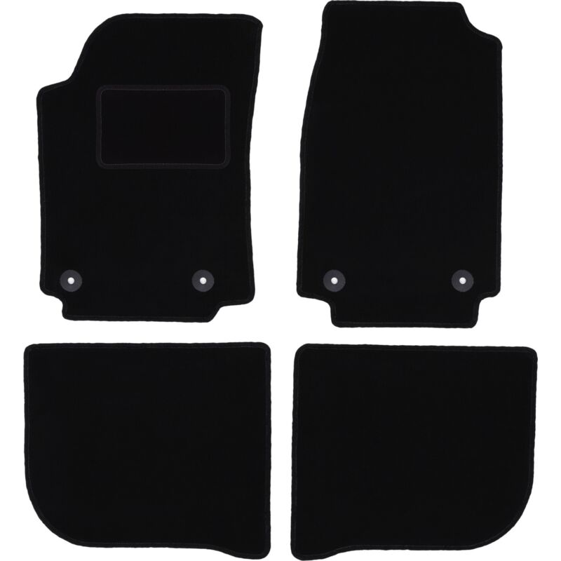 foto del prodotto tappetini in velluto nero per audi 100 c4 avant, station wagon, berlina 1991 1994 
