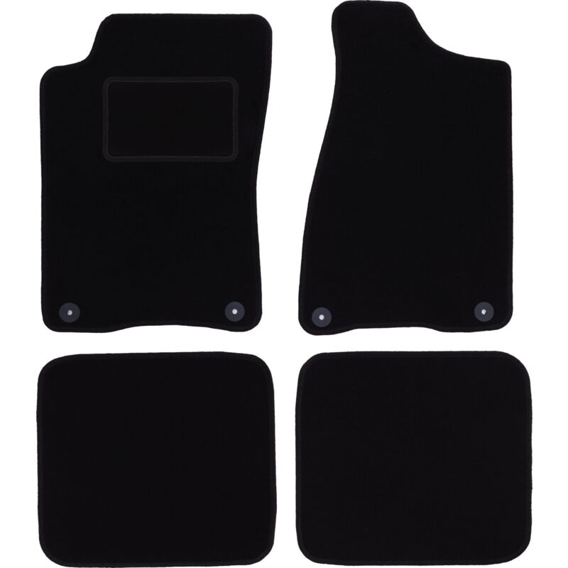 foto del prodotto tappetini in velluto nero per audi 90 b3 berlina 1986 1991 