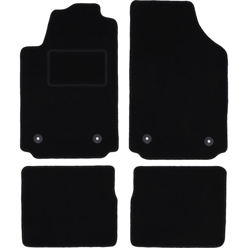 foto del prodotto tappetini in velluto nero per audi a2 hatchback 2000 2005 