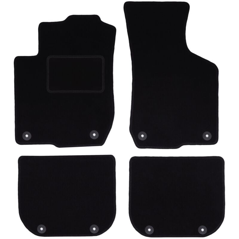 foto del prodotto tappetini in velluto nero per audi a3 8l hatchback 1996 2001 