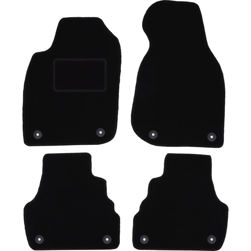 foto del prodotto tappetini in velluto nero per audi a6 c5 avant, station wagon, berlina, quattro, allroad 1997 2005 