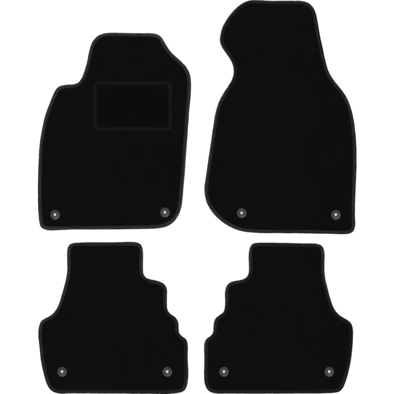 foto del prodotto tappetini in velluto nero per audi a6 c5 fl berlina, station wagon, avant 2001 2004 