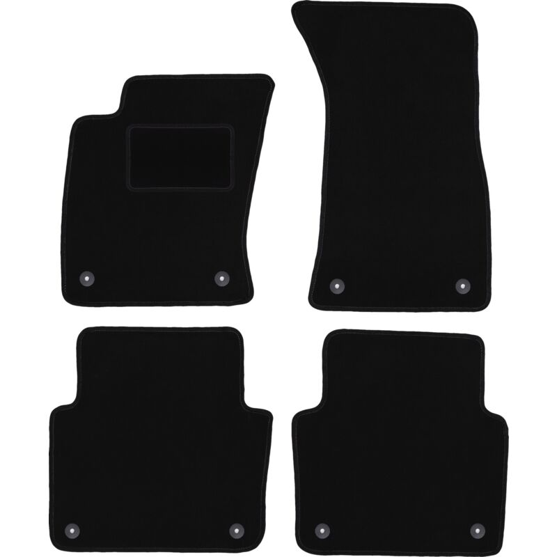 foto del prodotto tappetini in velluto nero per audi a8 d3 berlina 2002 2009 