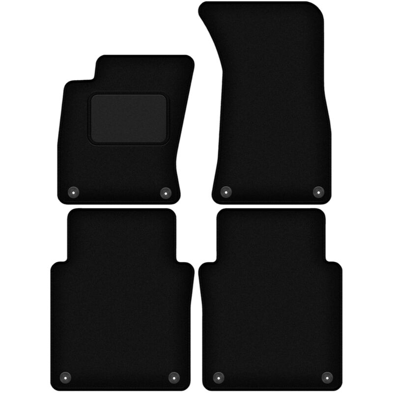 foto del prodotto tappetini in velluto nero per audi a8 d3 long 2002 2009 