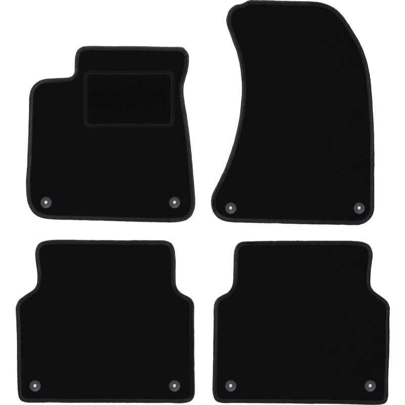 foto del prodotto tappetini in velluto nero per audi a8 d4 berlina 2009 2017 