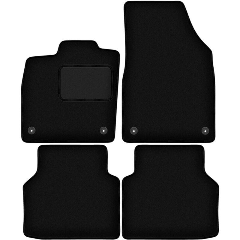 foto del prodotto tappetini in velluto nero per audi q4 e tron 2021 2022 