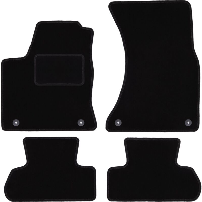 foto del prodotto tappetini in velluto nero per audi q5 i suv 2008 2017 