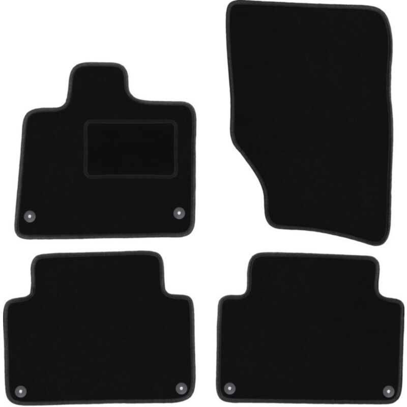 foto del prodotto tappetini in velluto nero per audi q7 i 4l suv 2005 2015 
