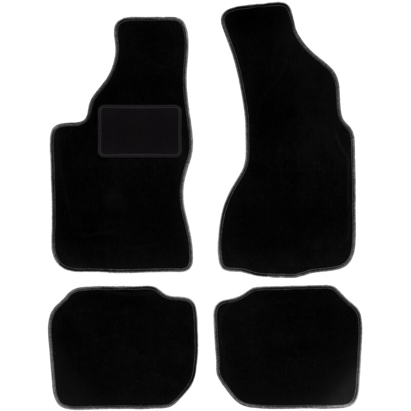 foto del prodotto tappetini in velluto nero per audi v8 berlina 1988 1993 