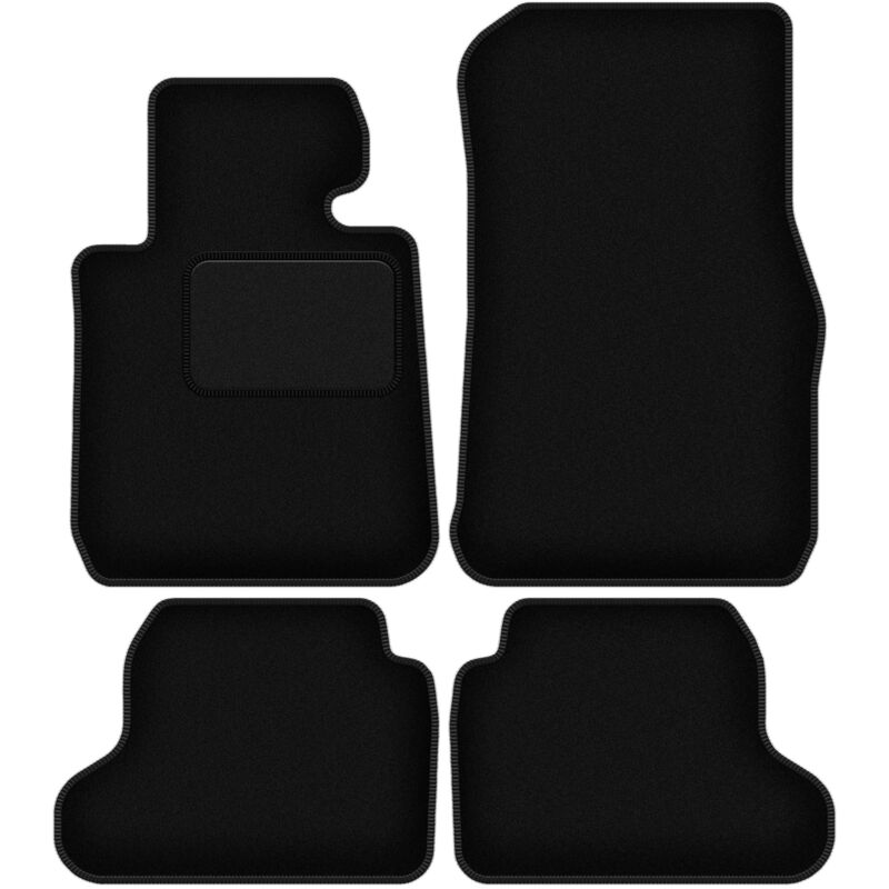 foto del prodotto tappetini in velluto nero per bmw 1 f22 coup 2011 2019 