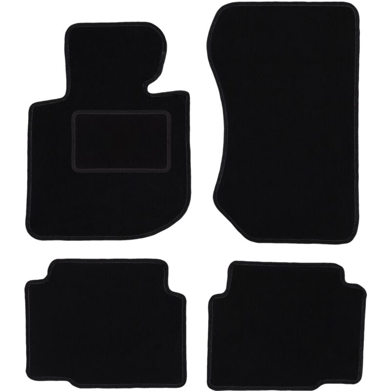 foto del prodotto tappetini in velluto nero per bmw 3 e36 compatta, coup , berlina, station wagon, touring 1991 2000 