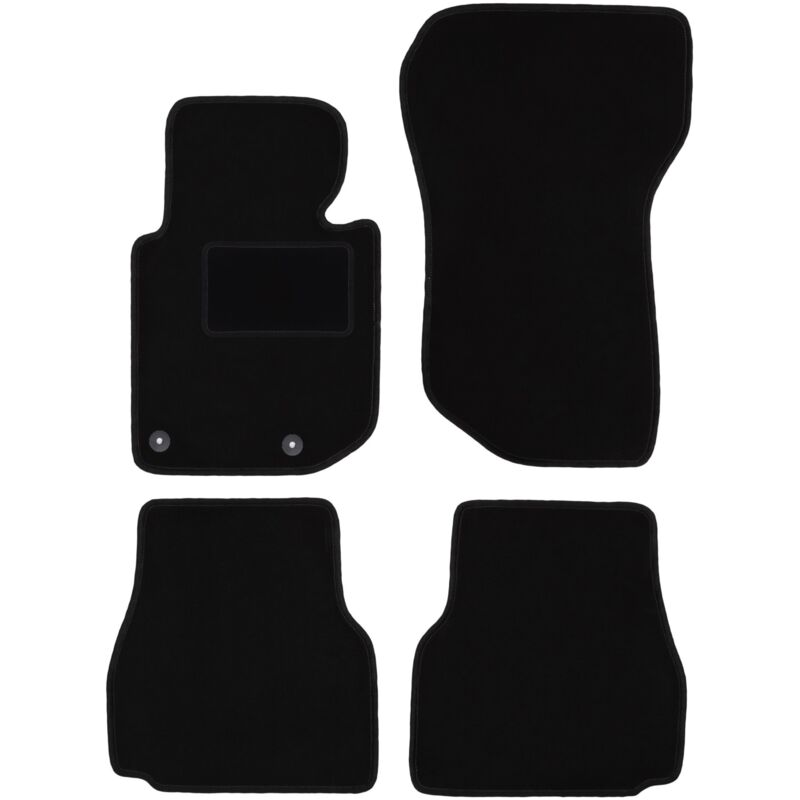 foto del prodotto tappetini in velluto nero per bmw 3 e36 decappottabile 1993 2001 