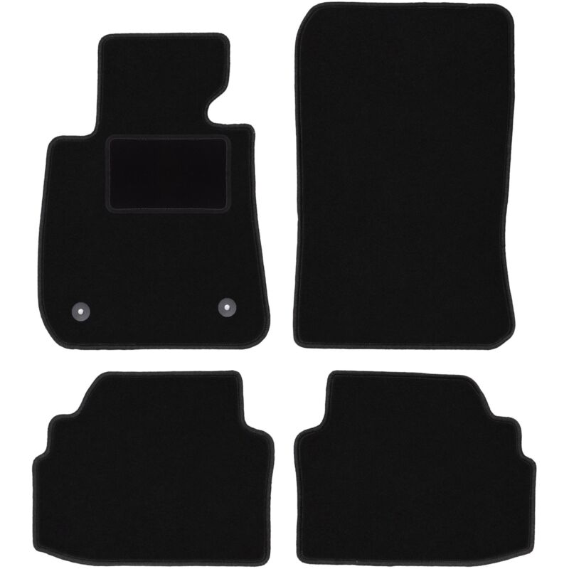 foto del prodotto tappetini in velluto nero per bmw 3 e92 coup 2004 2011 