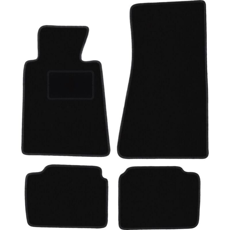 foto del prodotto tappetini in velluto nero per bmw 5 e34 berlina, station wagon, touring 1988 1994 
