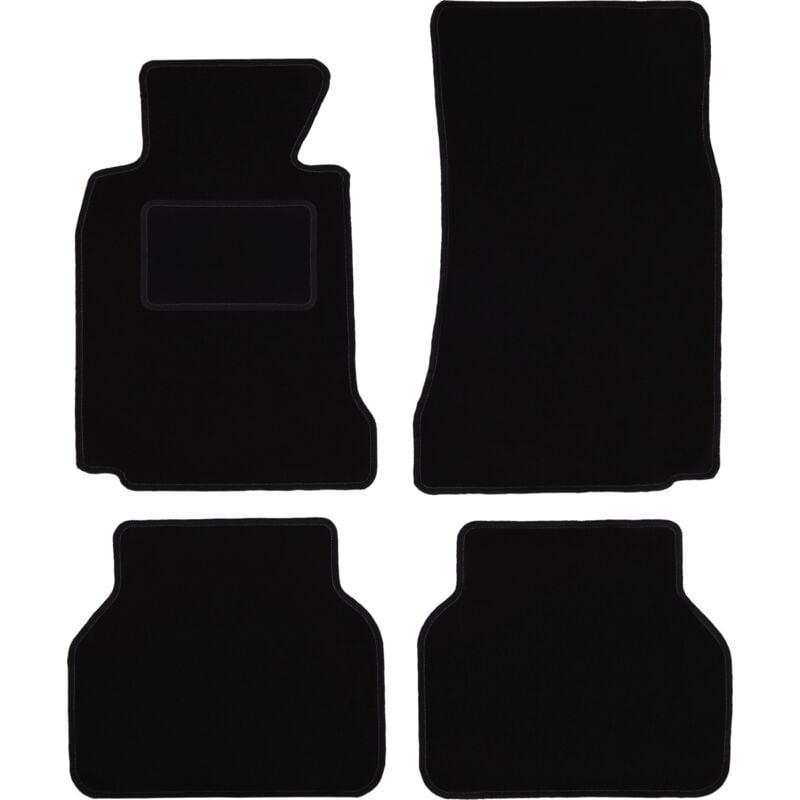 foto del prodotto tappetini in velluto nero per bmw 5 e39 berlina, station wagon, touring 1996 2004 