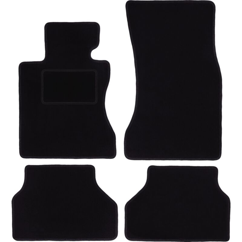 foto del prodotto tappetini in velluto nero per bmw 5 e61 station wagon, touring 2003 2010 