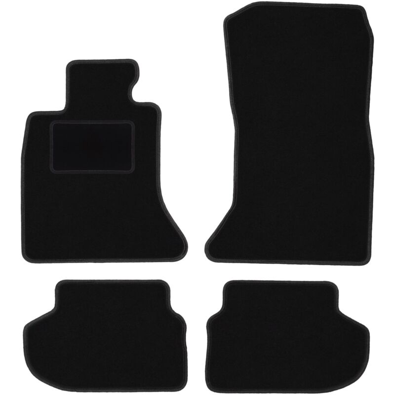foto del prodotto tappetini in velluto nero per bmw 5 f10 fl berlina 2013 2017 