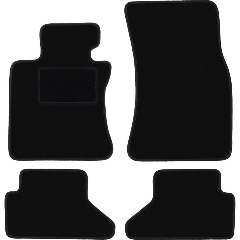 foto del prodotto tappetini in velluto nero per bmw 6 e64 decappottabile 2003 2010 