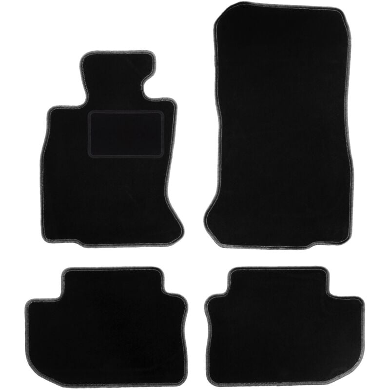 foto del prodotto tappetini in velluto nero per bmw 6 f06 gran coupe 2012 2019 